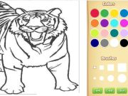 Spel Tiger kleurboek aanlyn