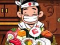 Spel Sushi -ooreenstemming aanlyn