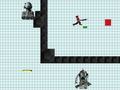 Spel Ronny loop rond robots  aanlyn