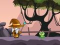 Spel Wizard Run: Die Green Cure  aanlyn