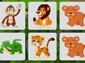 Spel Wild Animal Memory  aanlyn