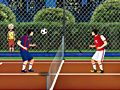 Spel Sokker tennis - goue meester  aanlyn