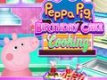 Spel Peppa Vark Verjaardagkoek Kook aanlyn Spel Peppa Vark Verjaardagkoek Kook aanlyn