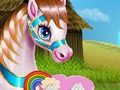 Spel Reënboogkoek vir ponie  aanlyn