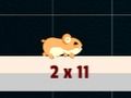 Spel Hamster Grid Vermenigvuldiging  aanlyn