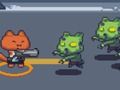 Spel Cat Gunner vs Zombies aanlyn