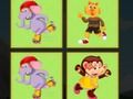 Spel Jungle Cards Match aanlyn