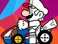 Spel Mario Driving Coloring Book aanlyn