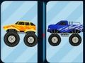 Spel Ekstreme Monster Trucks geheue  aanlyn