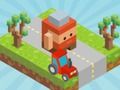 Spel Blokkerige pad aanlyn