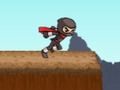 Spel Ninja Run-dubbelspring  aanlyn