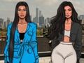 Spel Yeezy susters mode aanlyn