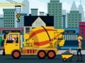 Spel Stadsdiensvoertuie legkaart  aanlyn