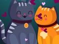 Spel Katte hou van legkaart  aanlyn