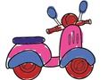 Spel Stad Scooter rit kleur  aanlyn