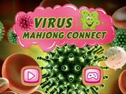 Spel Virus mahjong verbinding aanlyn