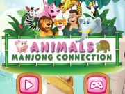 Spel Diere Mahjong Connection  aanlyn