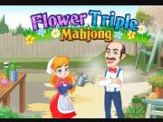 Spel Blomme Triple Mahjong aanlyn