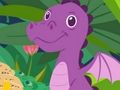 Spel Oulike dinosourusse kleur  aanlyn