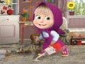 Spel Masha en die Bear Cleaning Game aanlyn