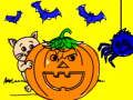 Spel Halloween inkleurboek  aanlyn