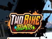 Spel Twee fietsstunts  aanlyn