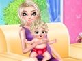 Spel Prinses Elsa Baby gebore  aanlyn