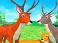 Spel Deer -simulator: dierefamilie 3D aanlyn
