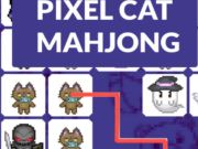 Spel Pixel kat mahjong  aanlyn