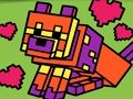Spel Maklike kinders wat Mineblox inkleur  aanlyn