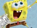 Spel Sponge on the Run kleurboek  aanlyn