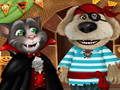 Spel Praat Tom en Angela Halloween Party aanlyn