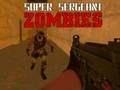 Spel Super -sersant zombies  aanlyn