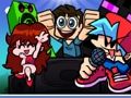 Spel Super Friday Night Funkin vs Minecraft aanlyn