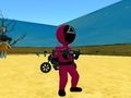 Spel Squid Game: Skietoorlewing  aanlyn