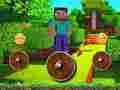 Spel Mineblock draai en vlieg avontuur  aanlyn