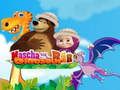 Spel Masha en die Beer-dinosourus  aanlyn