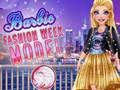 Spel Barbie Modeweek Model  aanlyn