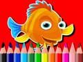 Spel Terug Skool toe: Vis Kleurboek  aanlyn