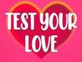 Spel Toets jou liefde  aanlyn