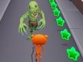 Spel Angry Cat Run Zombies Alley aanlyn