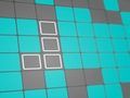 Spel Turkoois Blokke  aanlyn