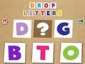 Spel Drop letters aanlyn