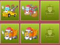 Spel Kersfees Trucks Memory  aanlyn