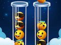 Spel Emoji kleur sorteer legkaart  aanlyn