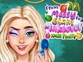 Spel Van morsig tot #Glam: Kerspartytjie-makeover  aanlyn