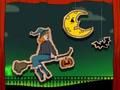 Spel Halloween heks vlieg  aanlyn