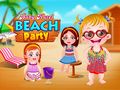 Spel Baby Hazel Beach Party aanlyn