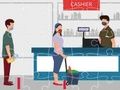 Spel Sosiale distansierende legkaart  aanlyn