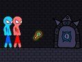 Spel Rooi en blou Stickman-tou  aanlyn